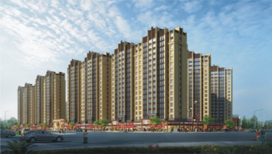 新疆五家渠匯金小區(qū)C地塊施工圖設(shè)計(jì)效果圖2