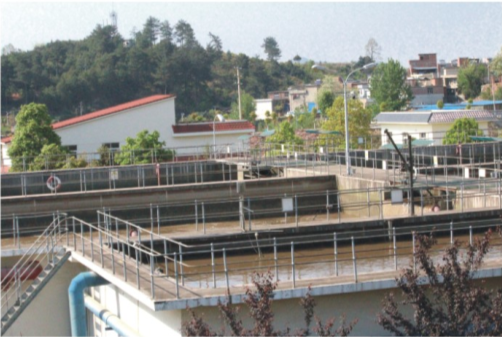 花溪污水處理廠二期工程沉淀池實景圖