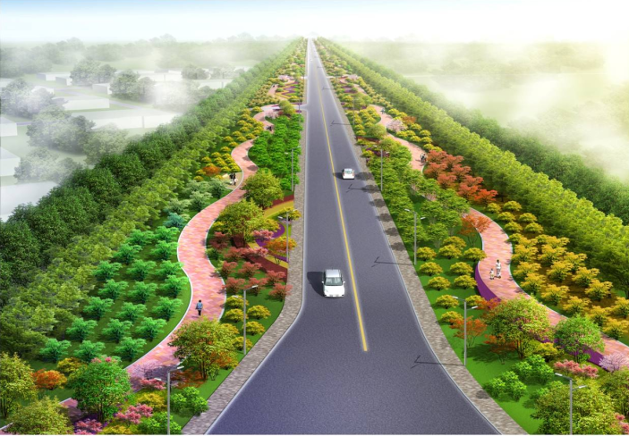 新疆維吾爾自治區(qū)阿克蘇市第一師十三團幸福大道道路綠化建設(shè)項目